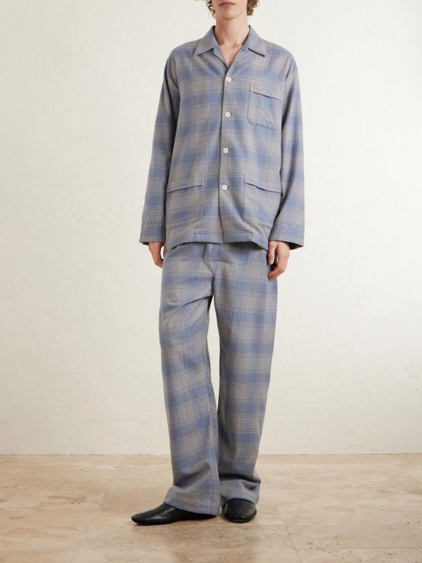 Kelburn 52 Straight-Leg Checked Brushed-Cotton Pyjama Trousers - OU Kelburn 52 Straight-Leg Checked Brushed-Cotton Pyjama Trousers - OU