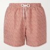 Tropez Straight-Leg Mid-Length Printed Swim Shorts Tropez Straight-Leg Mid-Length Printed Swim Shorts