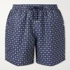 Tropez Straight-Leg Mid-Length Printed Swim Shorts Tropez Straight-Leg Mid-Length Printed Swim Shorts