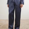 Brindisi Striped Silk-Satin Pyjama Set - FR Brindisi Striped Silk-Satin Pyjama Set - FR