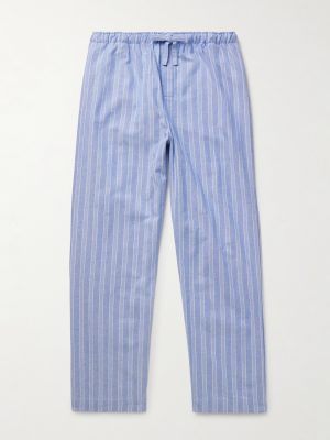 Arran 20 Straight-Leg Striped Herringbone Brushed-Cotton Pyjama Trousers Arran 20 Straight-Leg Striped Herringbone Brushed-Cotton Pyjama Trousers