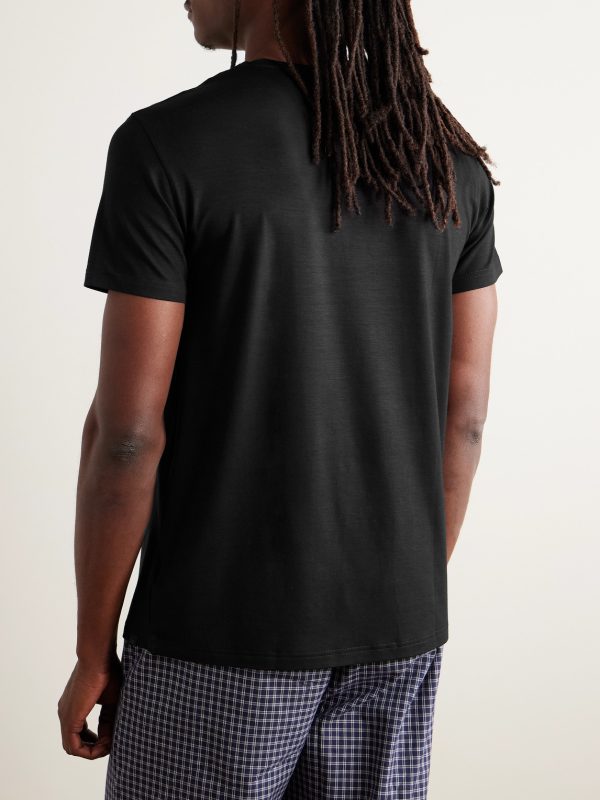 Basel Stretch Micro Modal-Jersey T-Shirt - BK Basel Stretch Micro Modal-Jersey T-Shirt - BK