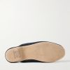 Shearling-Lined Suede Slippers - E1 Shearling-Lined Suede Slippers - E1