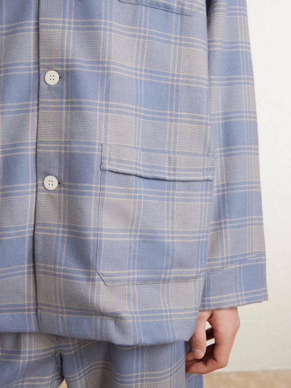 Kelburn 52 Checked Cotton Pyjama Set - CU Kelburn 52 Checked Cotton Pyjama Set - CU