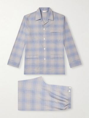 Kelburn 52 Checked Cotton Pyjama Set