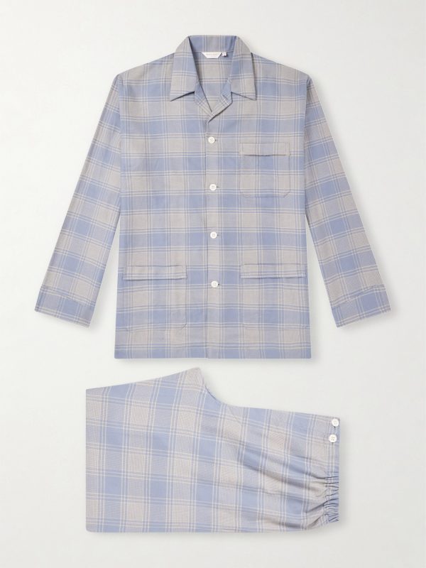 Kelburn 52 Checked Cotton Pyjama Set Kelburn 52 Checked Cotton Pyjama Set