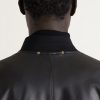 Leather Bomber Jacket - CU Leather Bomber Jacket - CU