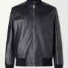 Leather Bomber Jacket Leather Bomber Jacket