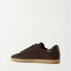 232 Leather-Trimmed Suede Sneakers - BK 232 Leather-Trimmed Suede Sneakers - BK