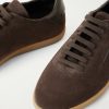 232 Leather-Trimmed Suede Sneakers - CU 232 Leather-Trimmed Suede Sneakers - CU