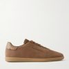 232 Leather-Trimmed Suede Sneakers 232 Leather-Trimmed Suede Sneakers