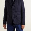 Quilted Wool-Twill Down Blazer - FR Quilted Wool-Twill Down Blazer - FR