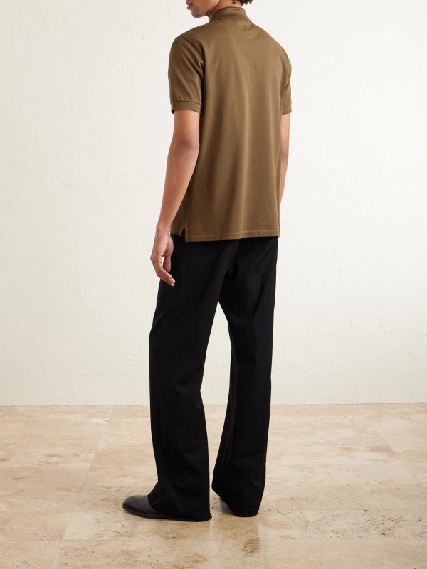 Cotton-Piqué Polo Shirt - BK Cotton-Piqué Polo Shirt - BK