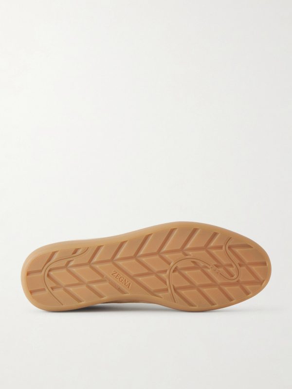 232 Leather-Trimmed Suede Sneakers - E1 232 Leather-Trimmed Suede Sneakers - E1