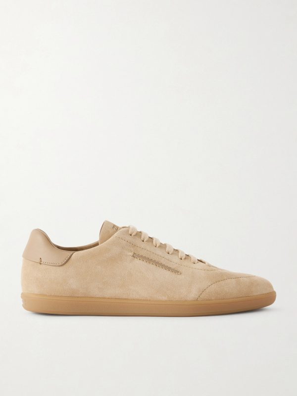 232 Leather-Trimmed Suede Sneakers 232 Leather-Trimmed Suede Sneakers