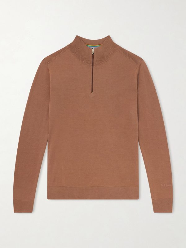 Merino Wool Half-Zip Sweater