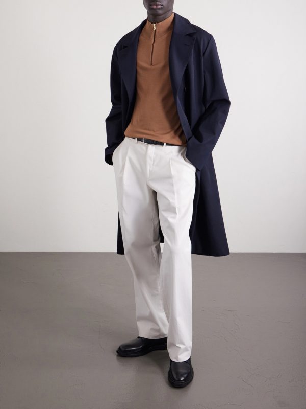Merino Wool Half-Zip Sweater - OU