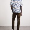 Slim-Fit Cotton-Blend Twill Chinos - BK