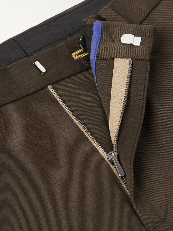 Slim-Fit Cotton-Blend Twill Chinos - CU