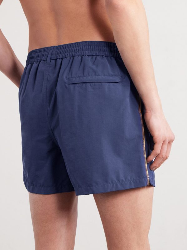 Short-Length Recycled Swim Shorts - BK Short-Length Recycled Swim Shorts - BK