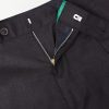 Tapered Pleated Checked Wool Trousers - E1 Tapered Pleated Checked Wool Trousers - E1