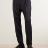Tapered Pleated Checked Wool Trousers - FR Tapered Pleated Checked Wool Trousers - FR