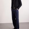 Stripe-Trimmed Merino Wool Polo Shirt - OU