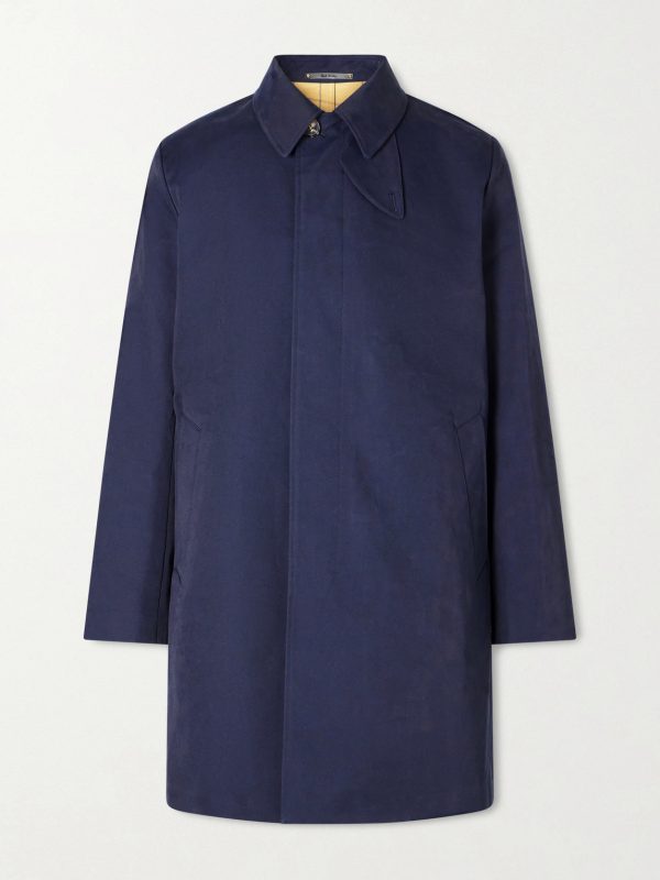 Cotton-Blend Gabardine Coat Cotton-Blend Gabardine Coat