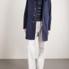 Cotton-Blend Gabardine Coat - OU Cotton-Blend Gabardine Coat - OU