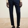 Straight-Leg Cotton-Blend Twill Trousers - FR Straight-Leg Cotton-Blend Twill Trousers - FR
