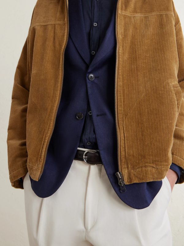 Slim-Fit Linen and Virgin Wool-Blend Suit Jacket - E2 Slim-Fit Linen and Virgin Wool-Blend Suit Jacket - E2
