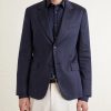 Slim-Fit Linen and Virgin Wool-Blend Suit Jacket - FR Slim-Fit Linen and Virgin Wool-Blend Suit Jacket - FR