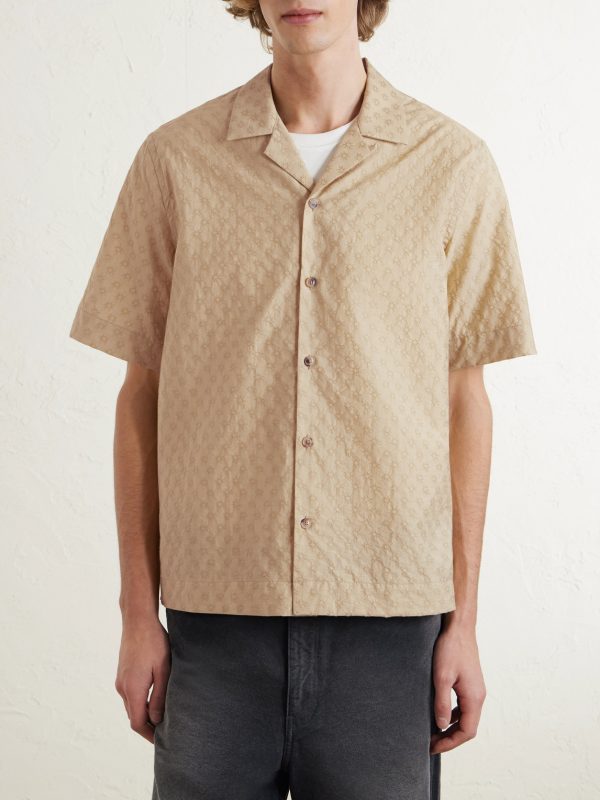 Embroidered Cotton-Blend Shirt - FR Embroidered Cotton-Blend Shirt - FR
