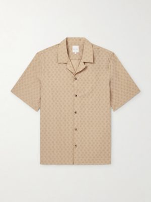 Embroidered Cotton-Blend Shirt Embroidered Cotton-Blend Shirt