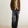 Embroidered Cotton-Blend Shirt - OU Embroidered Cotton-Blend Shirt - OU