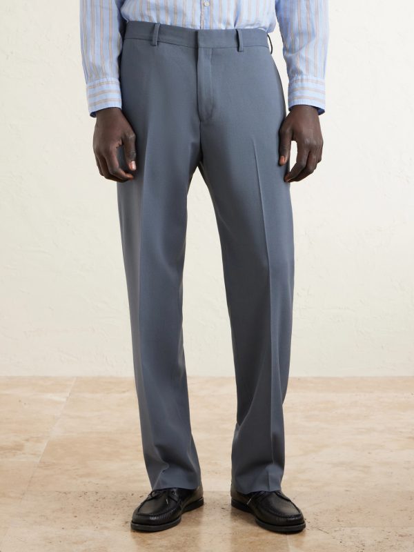 Straight-Leg Wool Trousers - FR Straight-Leg Wool Trousers - FR