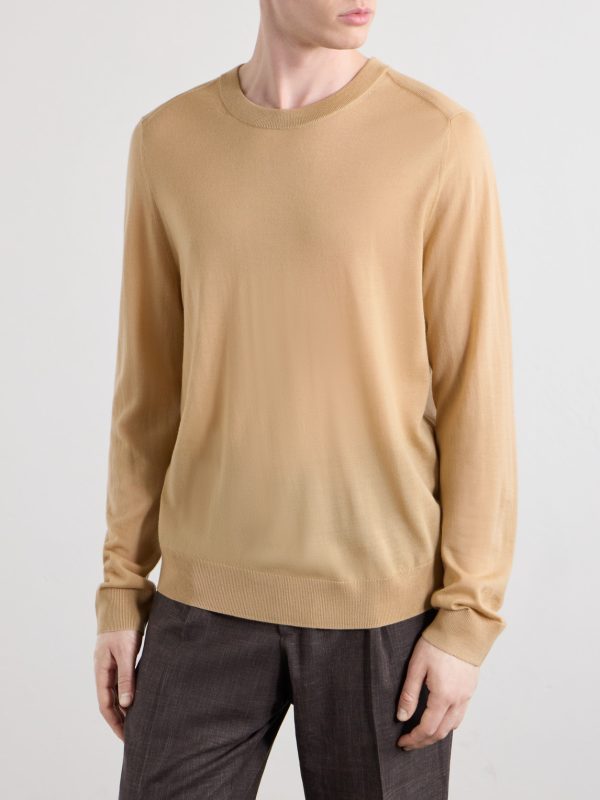 Logo-Embroidered Merino Wool Sweater - FR