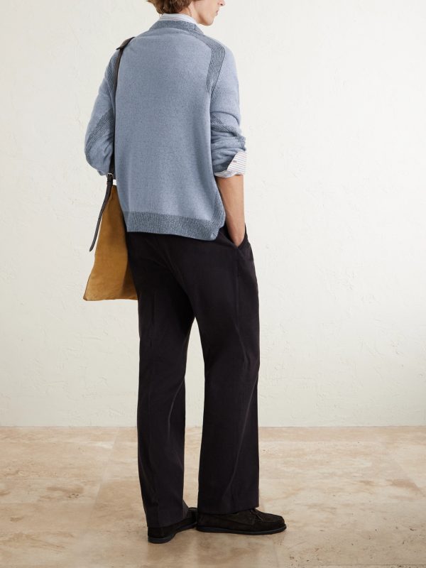 Ribbed Wool Sweater - BK Ribbed Wool Sweater - BK