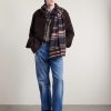 Striped Voile Scarf - CU