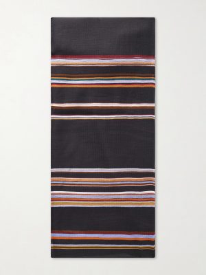 Striped Voile Scarf