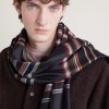 Striped Voile Scarf - OU