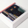 Pack of Six Embroidered Striped Cotton-Blend Socks - E1 Pack of Six Embroidered Striped Cotton-Blend Socks - E1