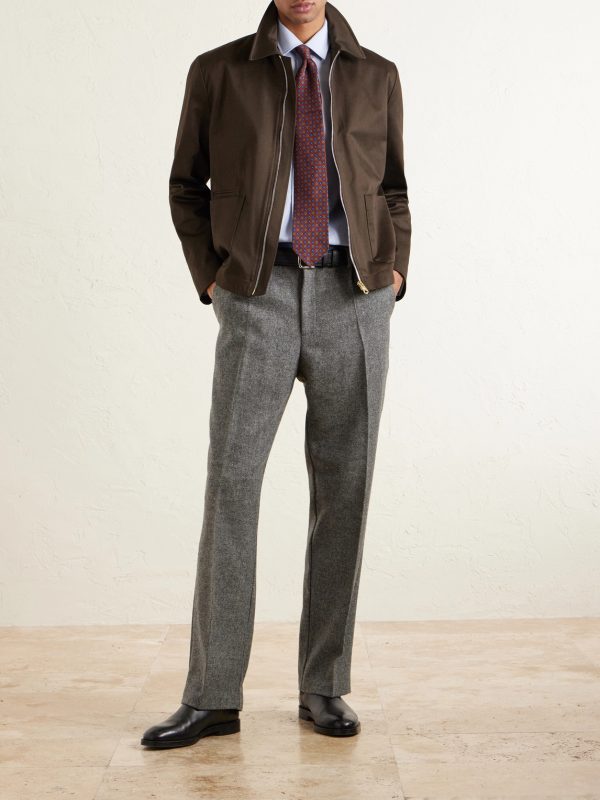 Cotton-Blend Twill Jacket - OU