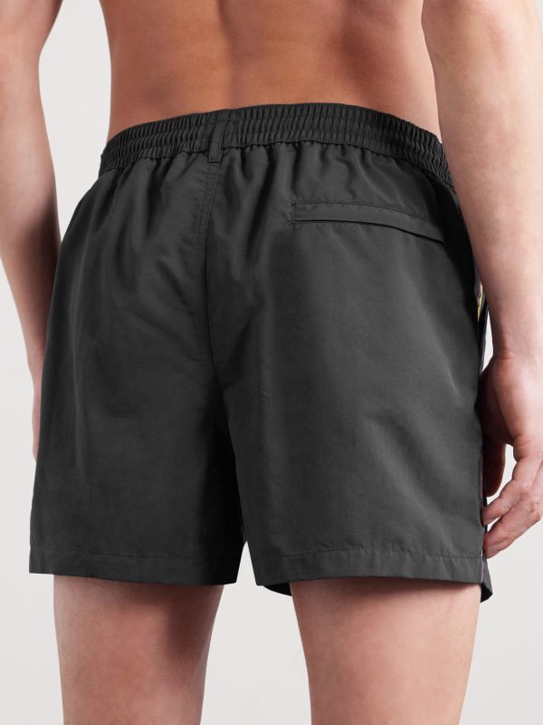 Straight-Leg Short-Length Recycled Swim Shorts - BK