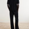 Stripe-Trimmed Merino Wool Polo Shirt - BK Stripe-Trimmed Merino Wool Polo Shirt - BK
