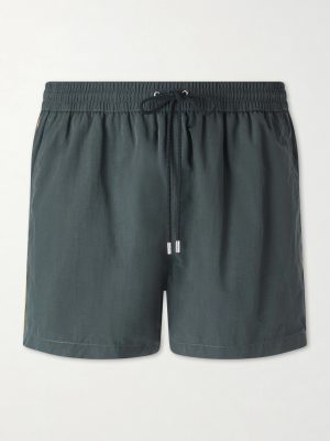 Straight-Leg Short-Length Recycled Swim Shorts Straight-Leg Short-Length Recycled Swim Shorts