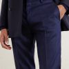 Slim-Fit Straight-Leg Stretch Linen and Wool-Blend Trousers - CU Slim-Fit Straight-Leg Stretch Linen and Wool-Blend Trousers - CU