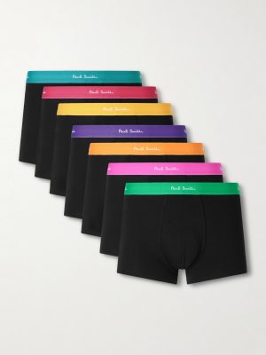 Seven-Pack Stretch Organic Cotton-Jersey Boxer Briefs