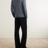 Merino Wool Zip-Up Cardigan - BK