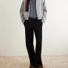 Merino Wool Zip-Up Cardigan - OU